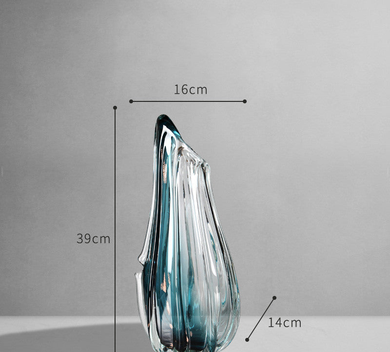 LNS PureGlass clear premium vase for modern decor